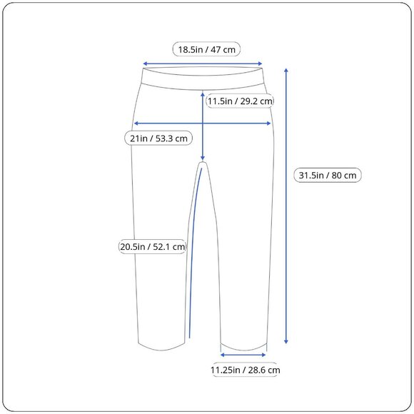 Talbots The Deck Pant Womens 14P Navy Blue Wide Leg Capri Cotton - Picture 6 of 6